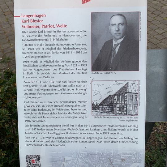 GLIEM Tafel 45 Karl Biester – Vollmeier, Patriot, Welfe