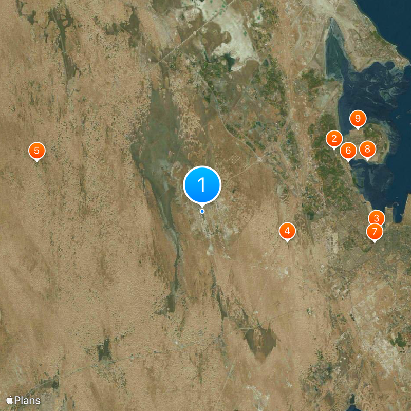 King Fahd International Airport Map