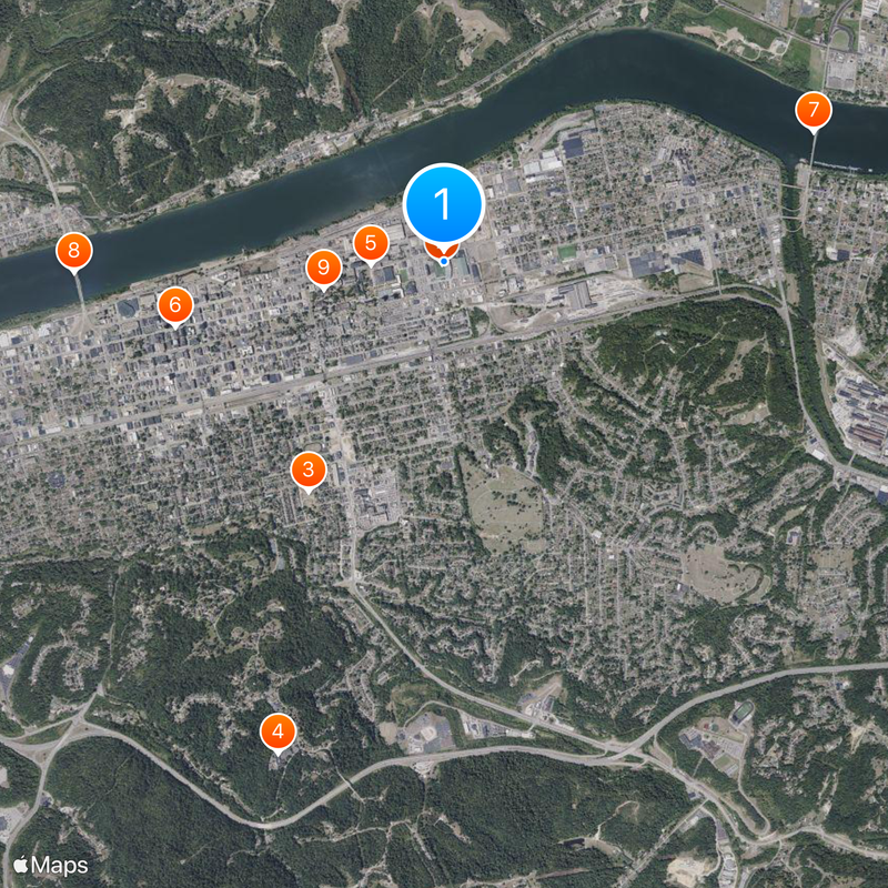 Marshall University Map