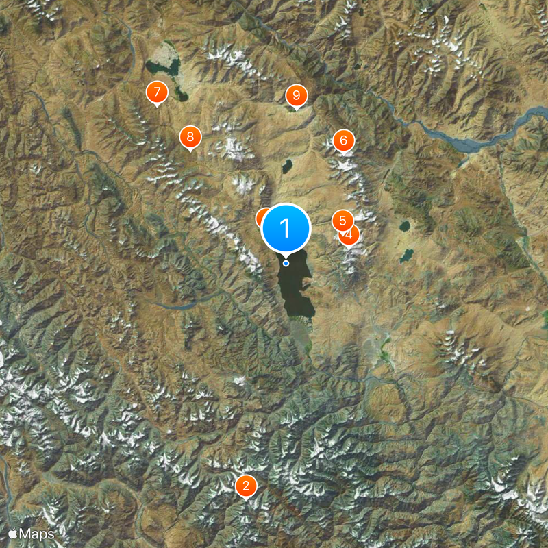 Tso Moriri Map