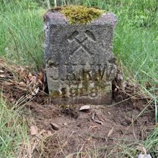 Kamień graniczny pola górniczego
