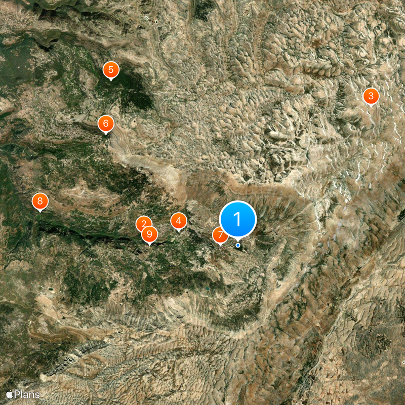 Cèdres de Dieu Carte