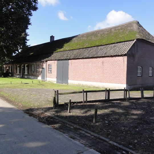 Perceelsgedeelte van de boerderij van het Brabantse langgeveltype