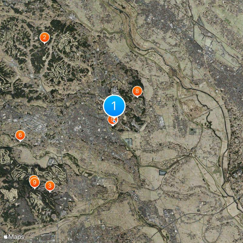 Yoshimi Hundred Caves Karte