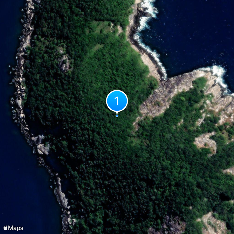 Ilha da Queimada Grande Map