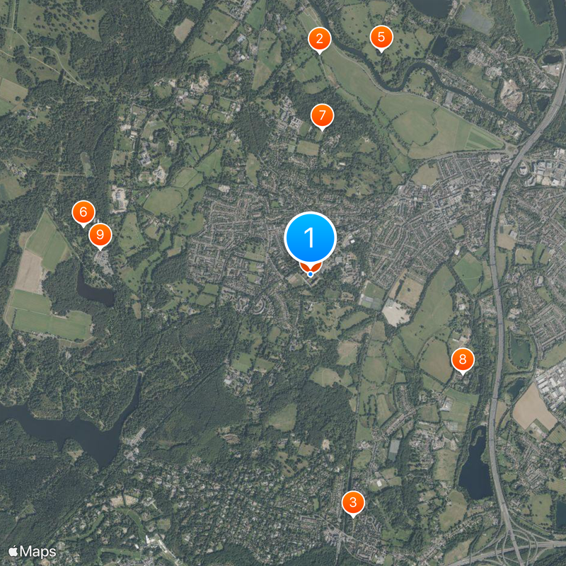 Royal Holloway, University of London Map