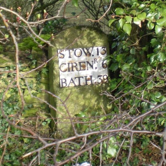 Milestone Circa 150 Metres North Of The Hare And Hounds