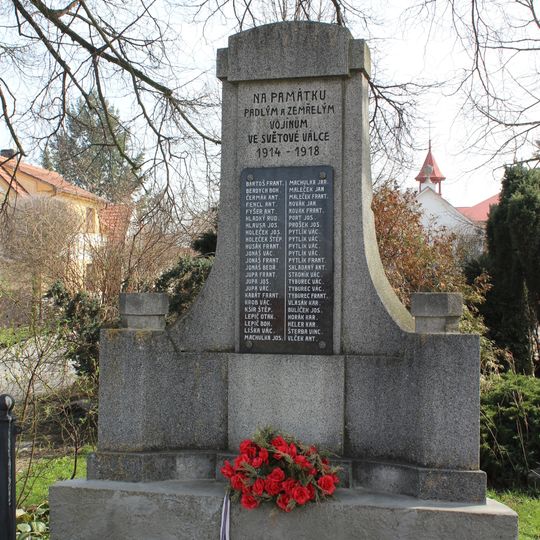 World War I memorial in Chyňava