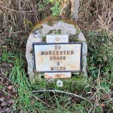 Milestone, W of Shell crossroads