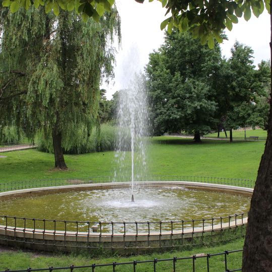 Fuente del parque de Berlín