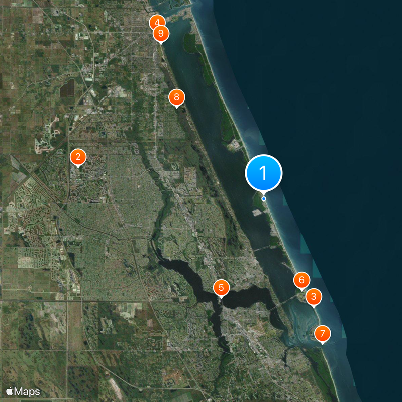 Hutchinson Island Map