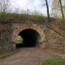 Tunnel unter dem Eisenbahndamm Quantzweg (ehemals Am Heiderand)