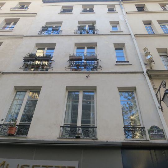 Immeuble, 69 rue Saint-Martin