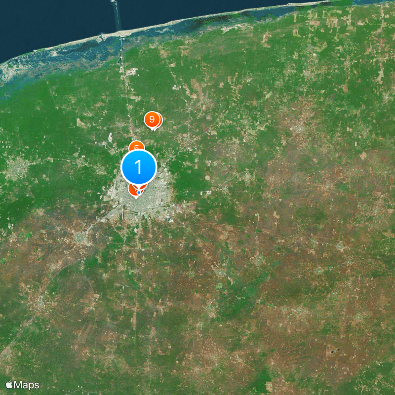 Mérida Map
