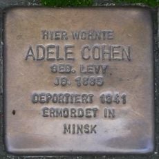 Stolperstein en memoria de Adele Cohen