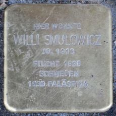 Stolperstein en memoria de Willi Smulowicz