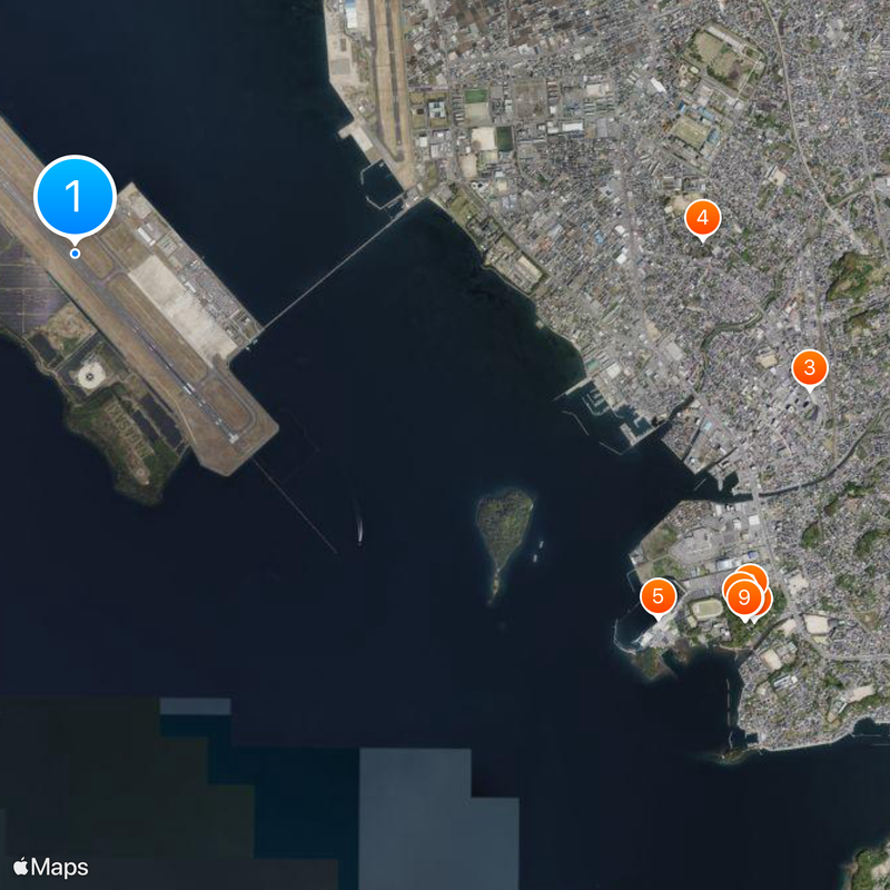 Nagasaki Airport Map