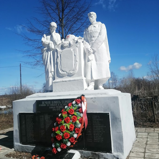 Братская могила cоветских воинов, умерших от ран в госпиталях