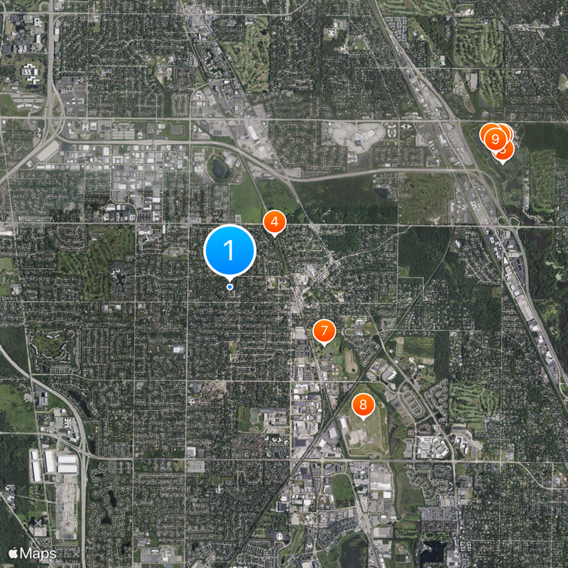 Northbrook Map