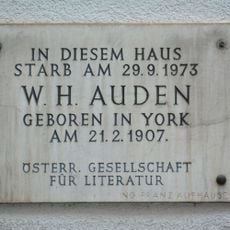 Gedenktafel für W. H. Auden