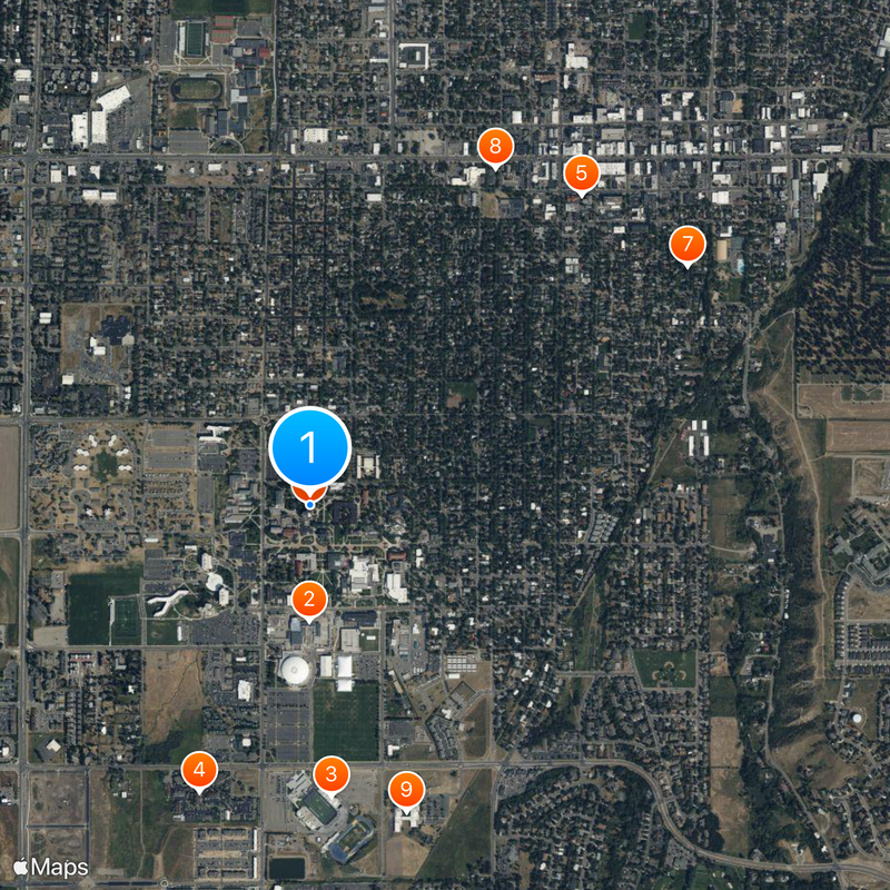 Montana State University Map
