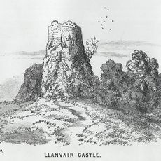 Llanvair Discoed Castle
