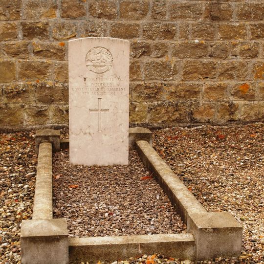 Commonwealth grave of Private Woodley
