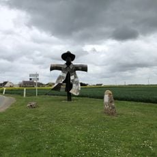Sculpture d'épouvantail