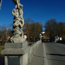 Sousoší Kalvárie v Březnici na mostě