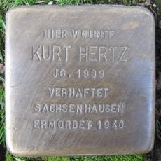 Stolperstein dedicated to Kurt Hertz