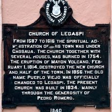 Church of Legaspi historical marker