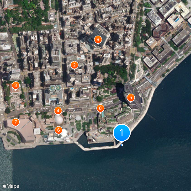 Avenue of Stars Mappa