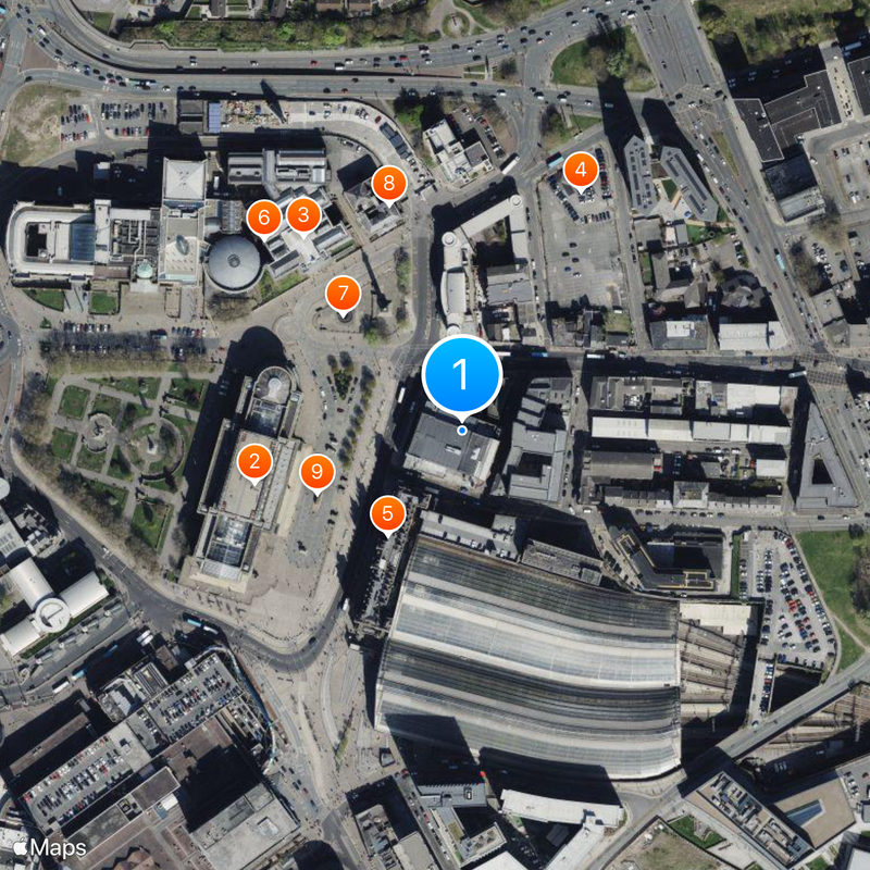 Liverpool Empire Theatre Map