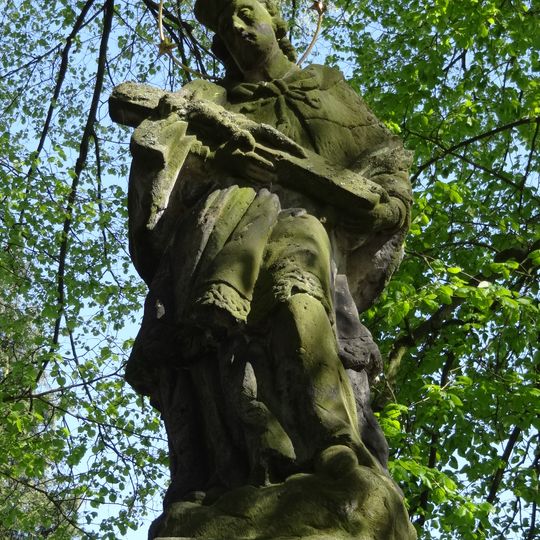 Statue of Saint John of Nepomuk in Rychnov u Jablonce nad Nisou
