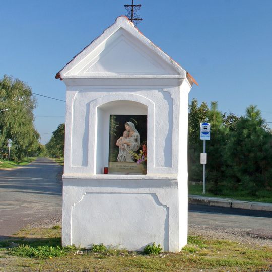 Chapel-shrine at cemetery in Lukov