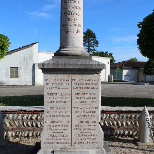 War memorial of Servas