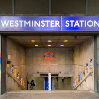Westminster tube station