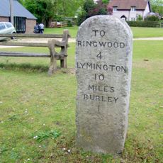 Milestone On Edge Of Burley Street Green