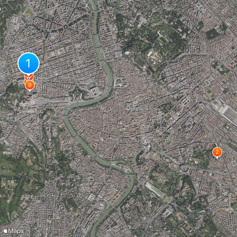 Apolo del Belvedere Mapa