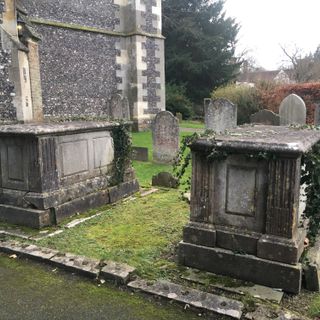 Pair Of Chest Tombs With Fluted Corner Piers About 10 Metres North Of Church Of St Mary