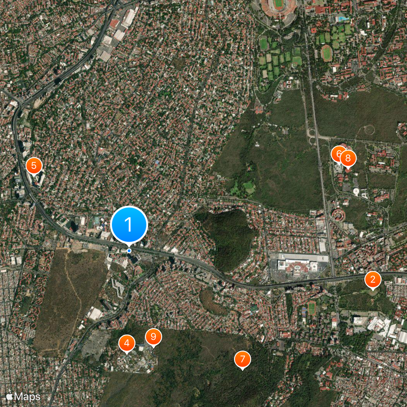Secretariat of Labor and Social Welfare Map