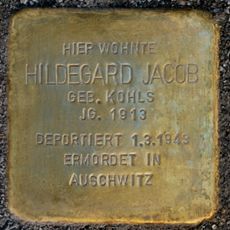 Stolperstein em memória de Hildegard Jacob
