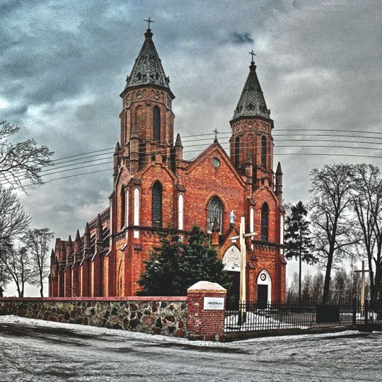 Sacred Heart church in Wojcieszków