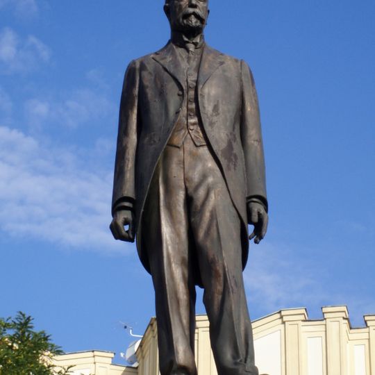 Statue of Tomáš Garrigue Masaryk in Poděbrady