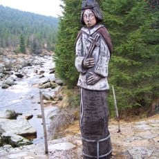 Statue of John of Nepomuk near Carlsthal Bridge