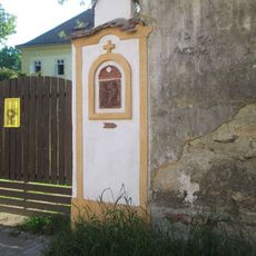 Obrázek na křížové cestě v Dýšině - 1. zastavení