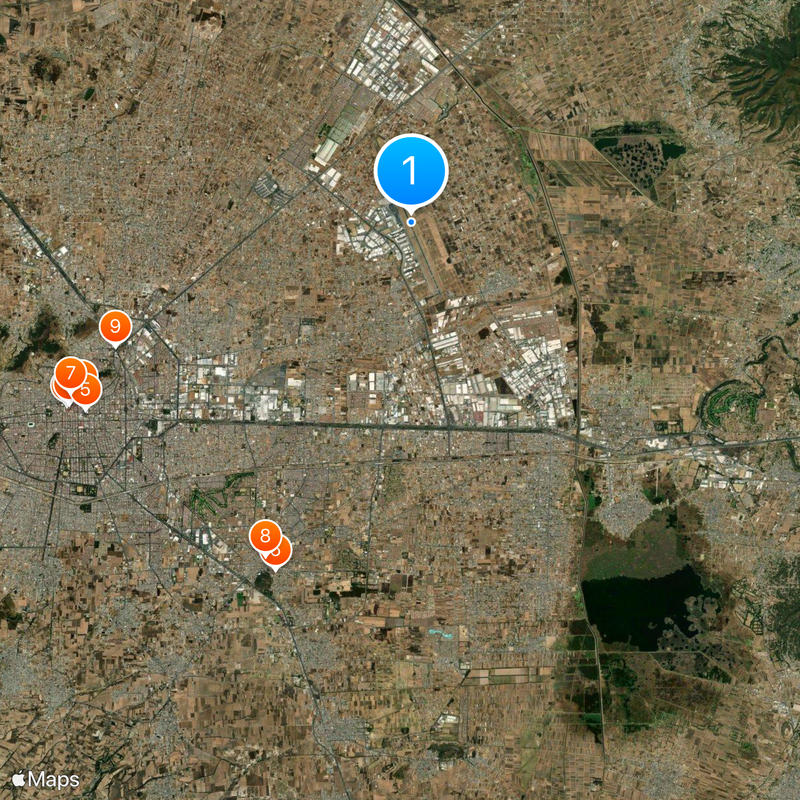 Toluca International Airport Map