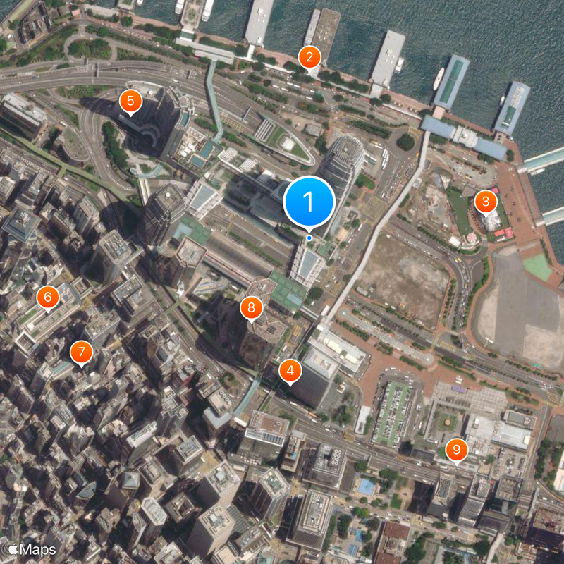 International Finance Centre Map