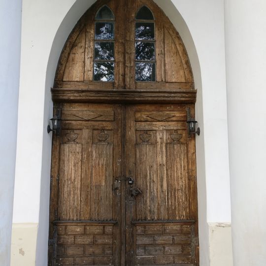 Portal of Lutheran church in Tirza