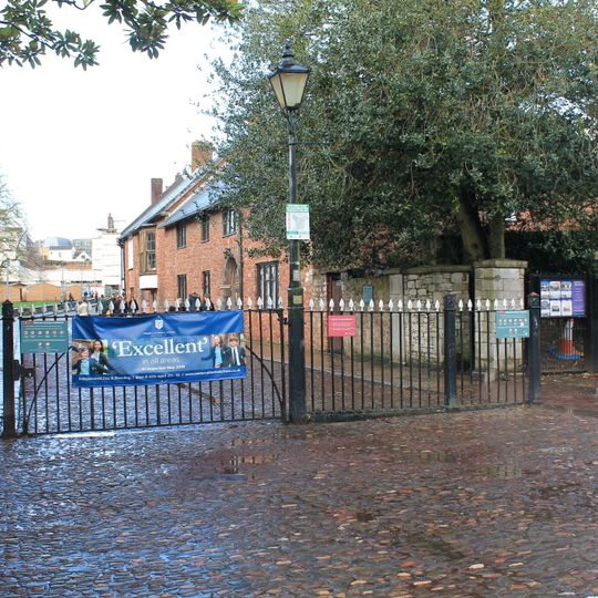 Portail d'entrée sur Southernhay